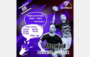 Afterwork Double Hommes - Compétiteurs